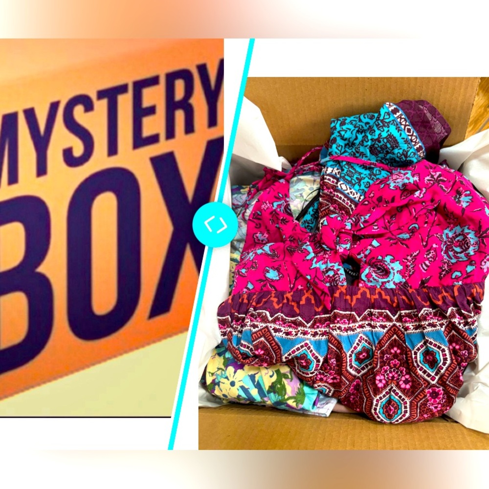 MYSTERY BOX WOMENS SIZE XS CLOTHING BUNDLE FOR RESALE Or SELF MB61 5 Lb Box